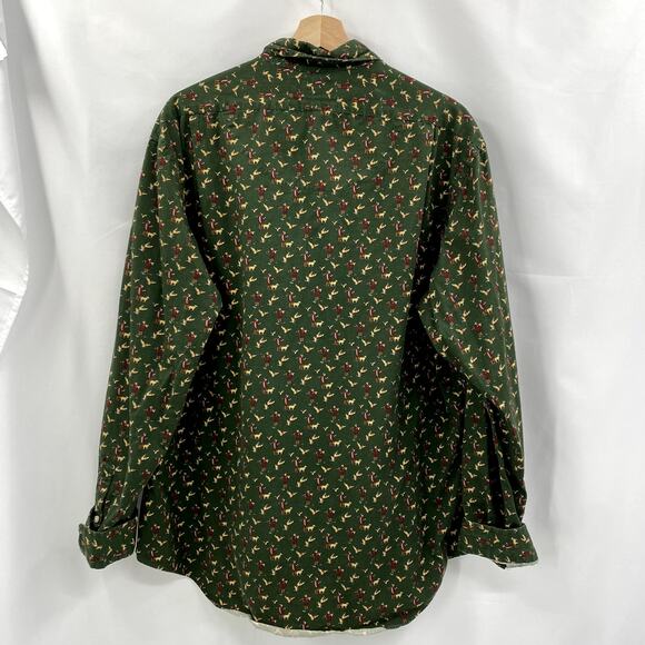 vintage Ralph Lauren Green hunting duck button down - Picture 4 of 4